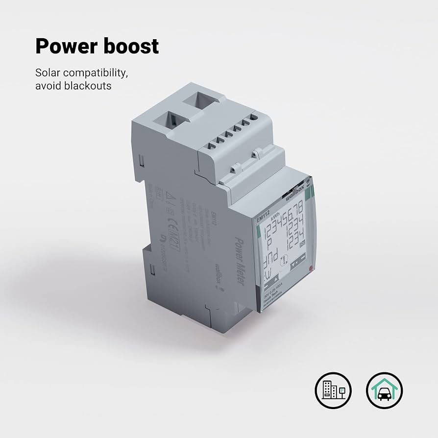 Sensor for Dynamic Power Control or Mid Meter Wallbox Power Boost Single-phase Direct Measurement up to 100A