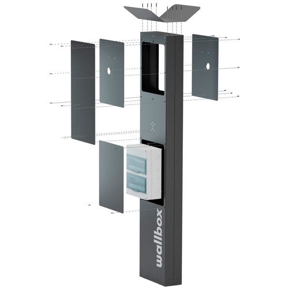 Pedestal Wallbox Eiffel (para Wallbox Pulsar, Copper SB e Commander 2)