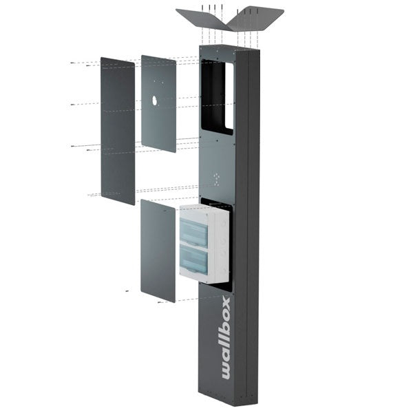 Pedestal Wallbox Eiffel (para Wallbox Pulsar, Copper SB e Commander 2)