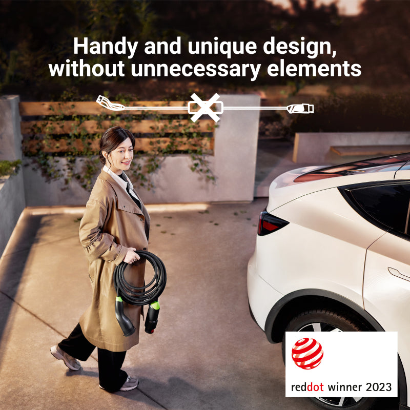 Greencell Habu T2 Three-Phase AC Portable Charger (11kW) w/ CEE16 Connector + Bag and App