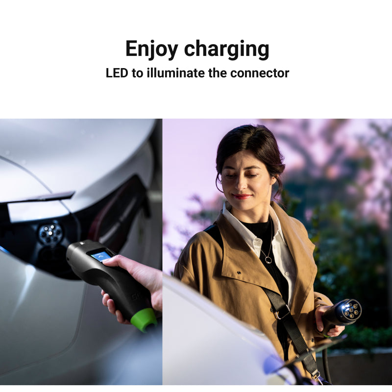 Greencell Habu T2 Three-Phase AC Portable Charger (11kW) w/ CEE16 Connector + Bag and App