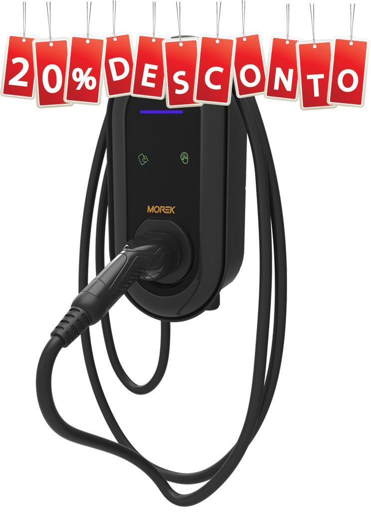 Estación de carga de CA monofásica Morek EV (7,4 kW) 